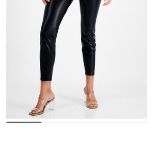 🎄🎁 Bar Ill Women's Petite Soft Faux-Leather Leggings,